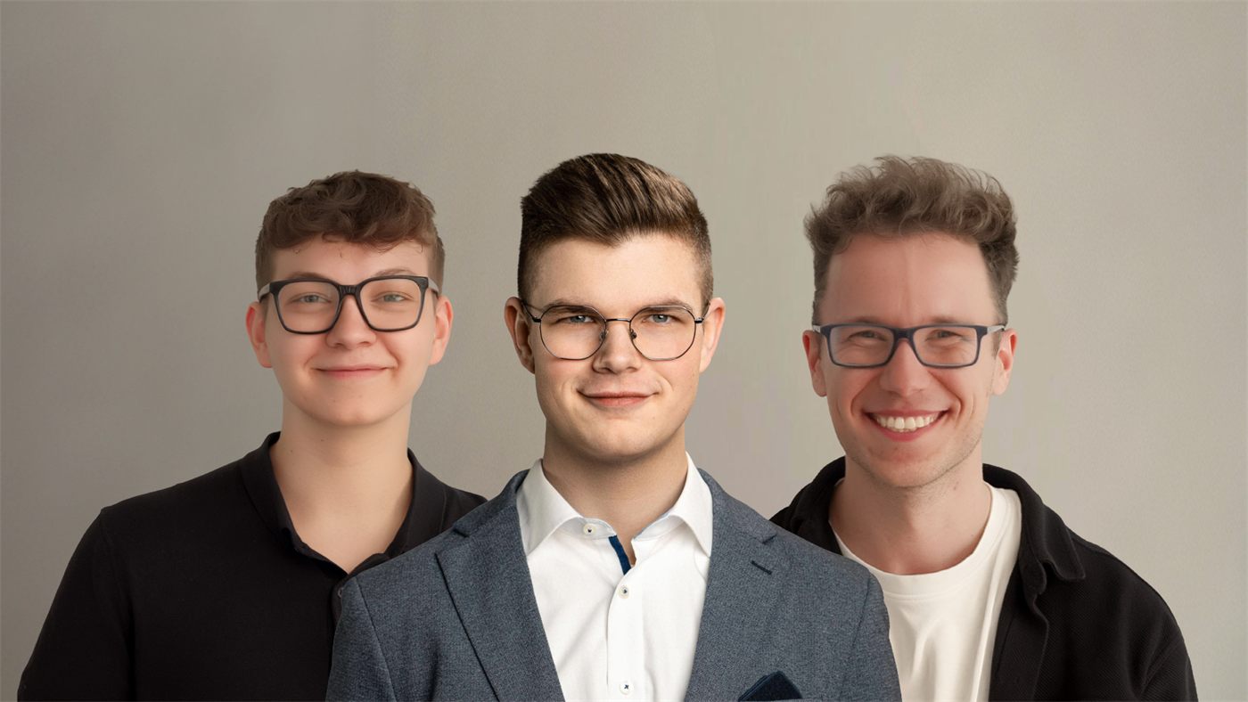 Die drei Gründer von Dynamic Earth